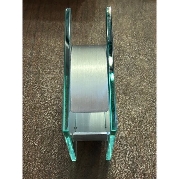 Post Modern Stainless & Glass Vase - Picture 6 of 6